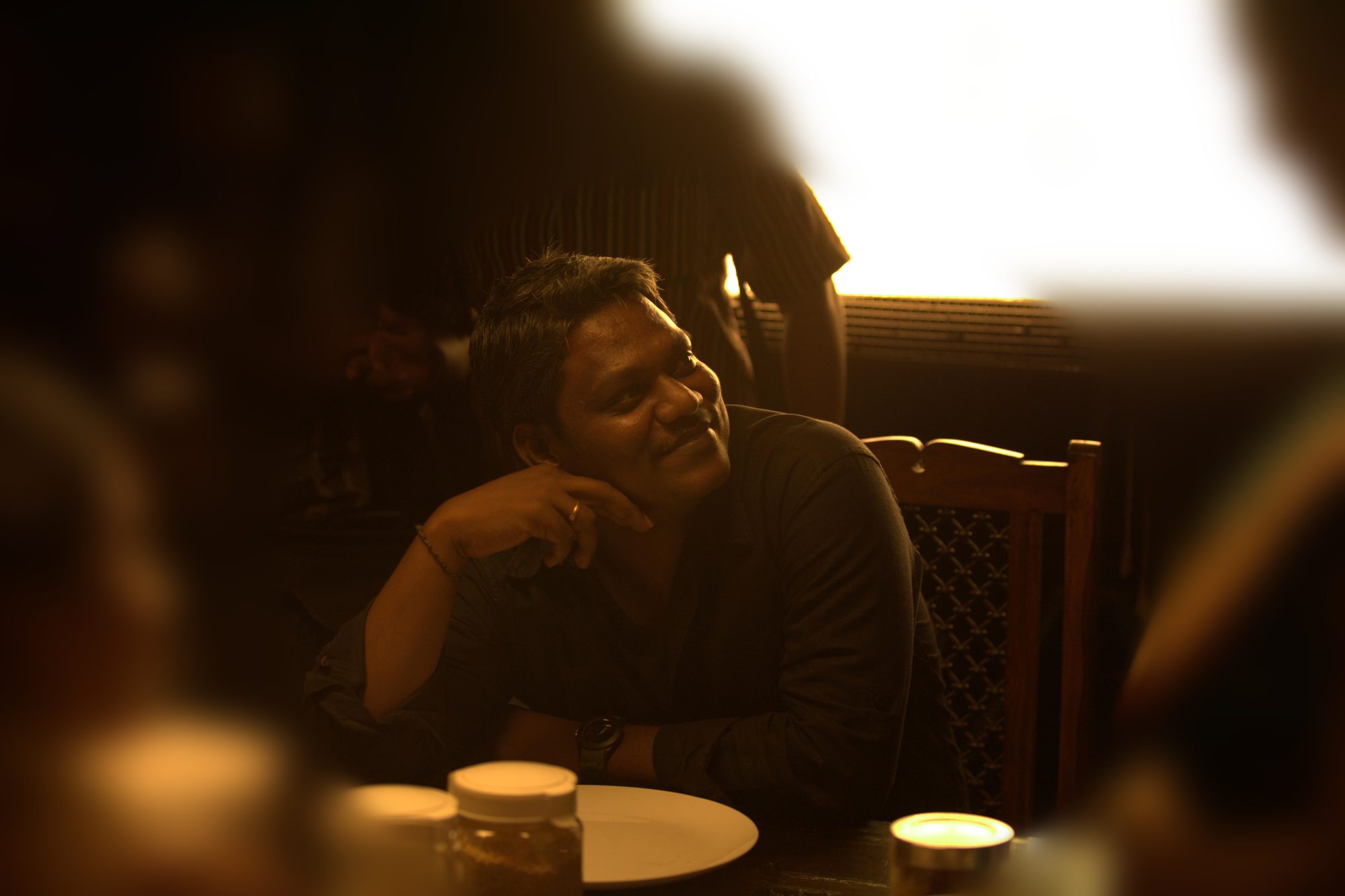 Ram Gowri Sankar on set