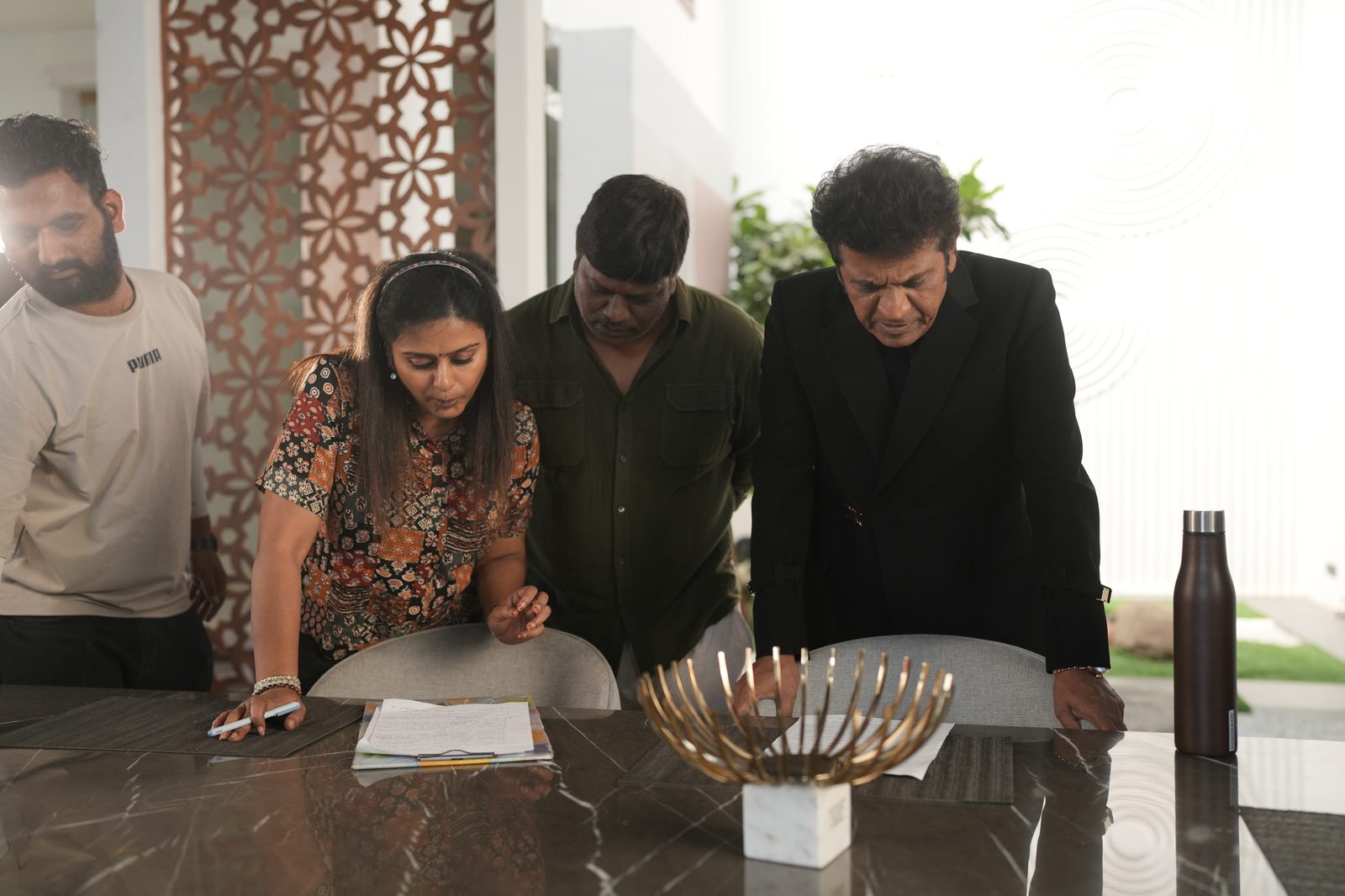 With Shivanna